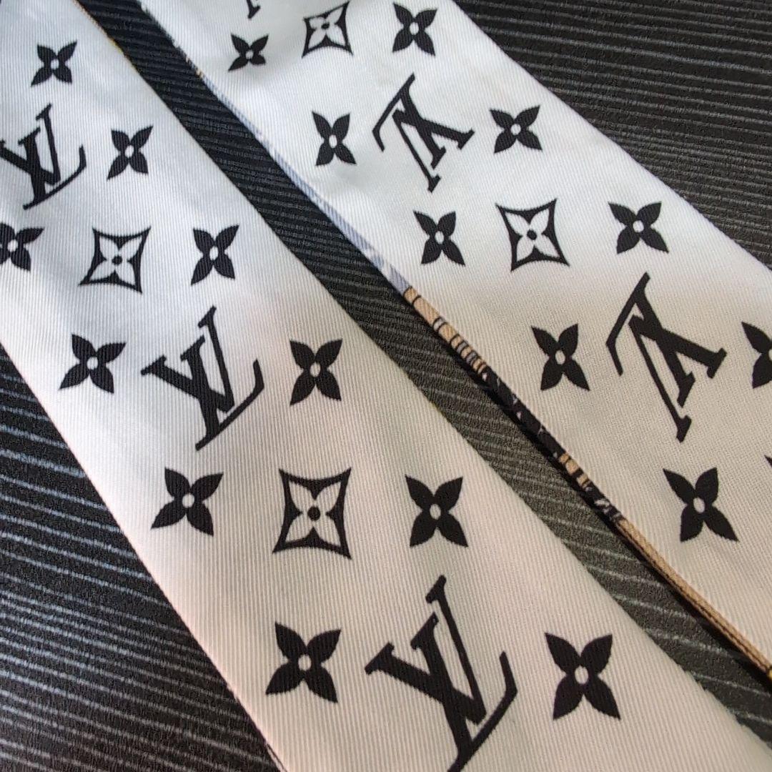 LOUIS VUITTON ツイルスカーフ バンドーBBレッツゴー モノグラム