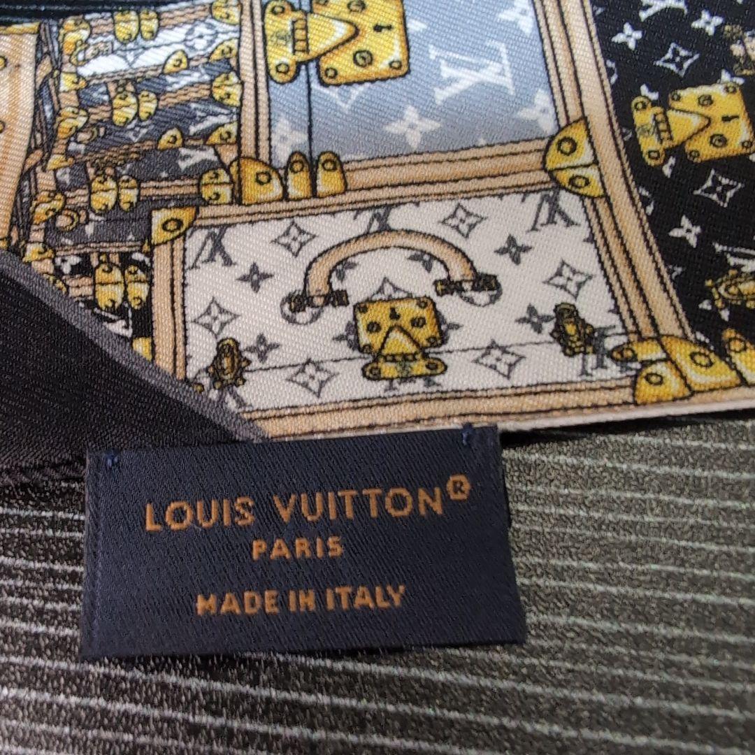 LOUIS VUITTON ツイルスカーフ バンドーBBレッツゴー モノグラム