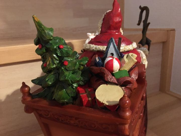 クリスマス飾り　イギリス　スコットランド　置物　カントリー　アンティーク風