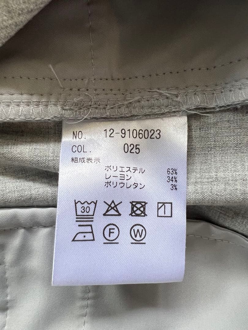 PLST プラステ セットアップ パンツスーツ ライトグレー XS