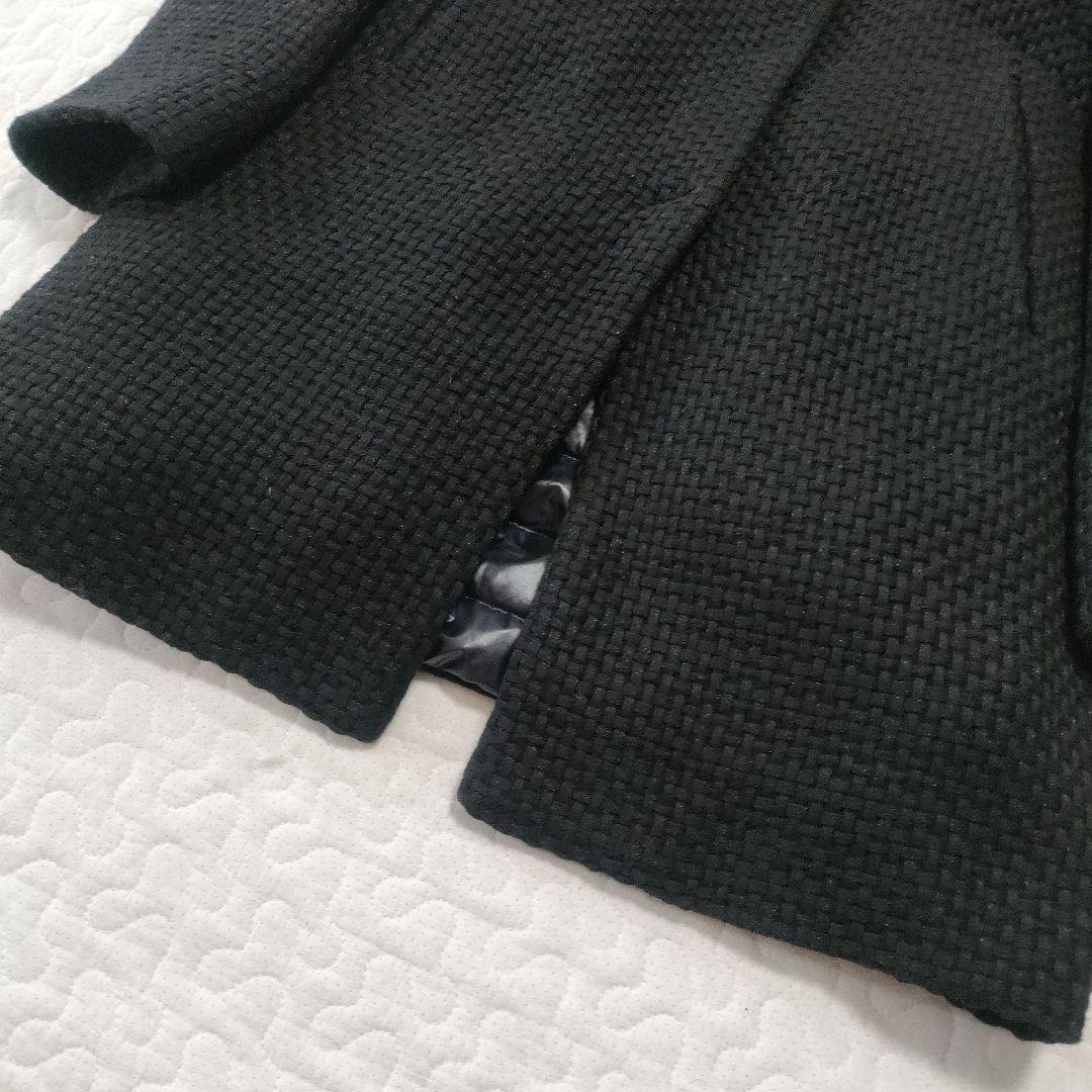 美品✨HERNO　黒タグ　編込みニットフェイスダウンコート　黒　44