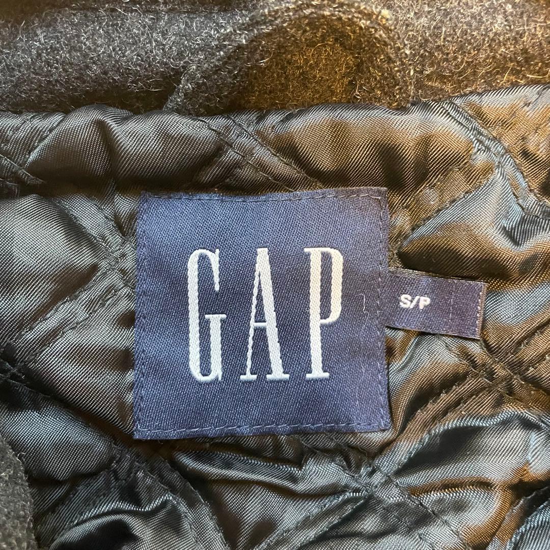 GAP オールドギャップ 中綿キルティング フルジップウールジャケット 短丈