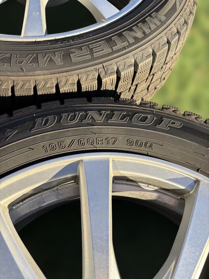 195/60R17 60プリウススタッドレスアルミセット23年製