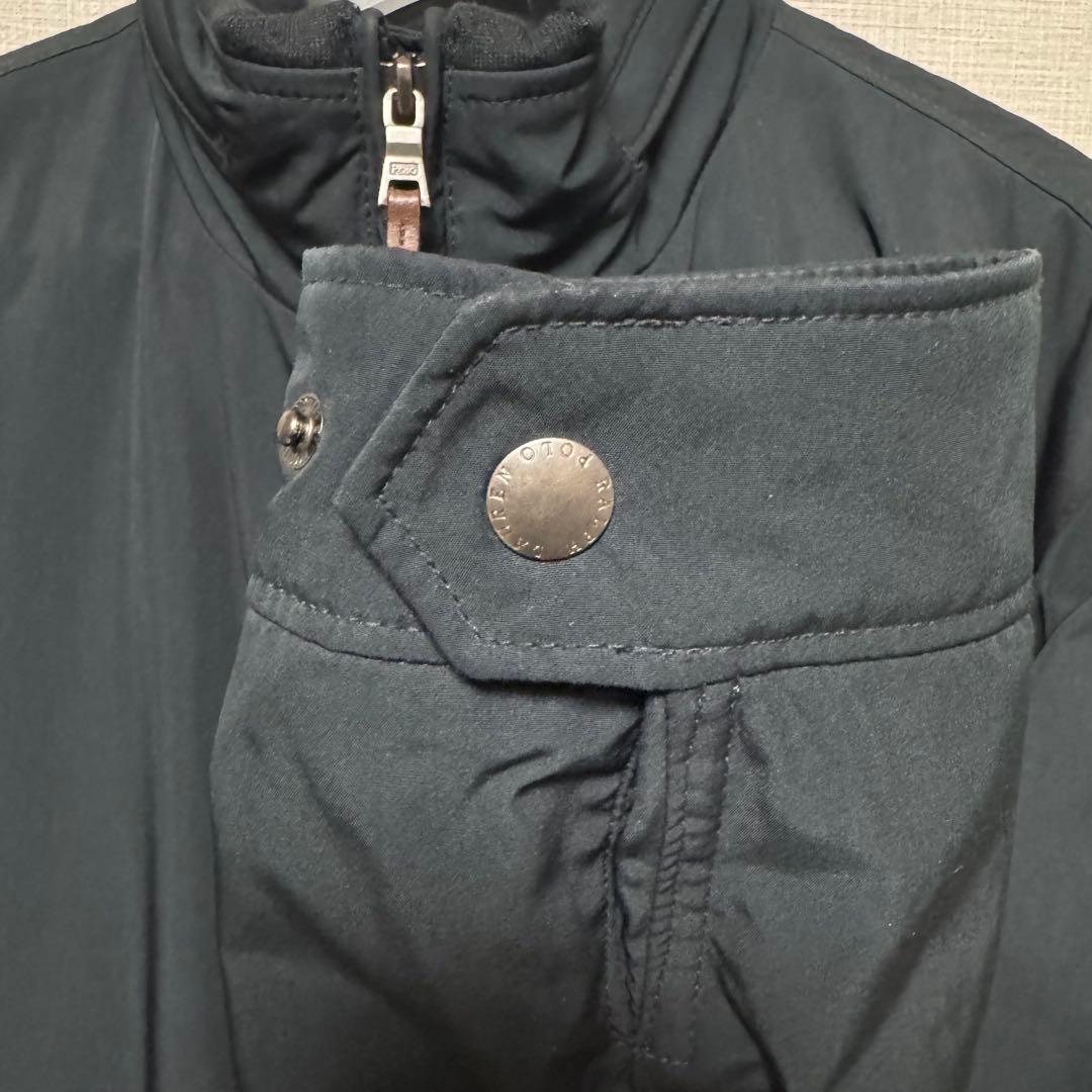 美品✨ポロラルフローレン 中綿ブルゾン メンズ M サイズ 赤ポニー フード収納