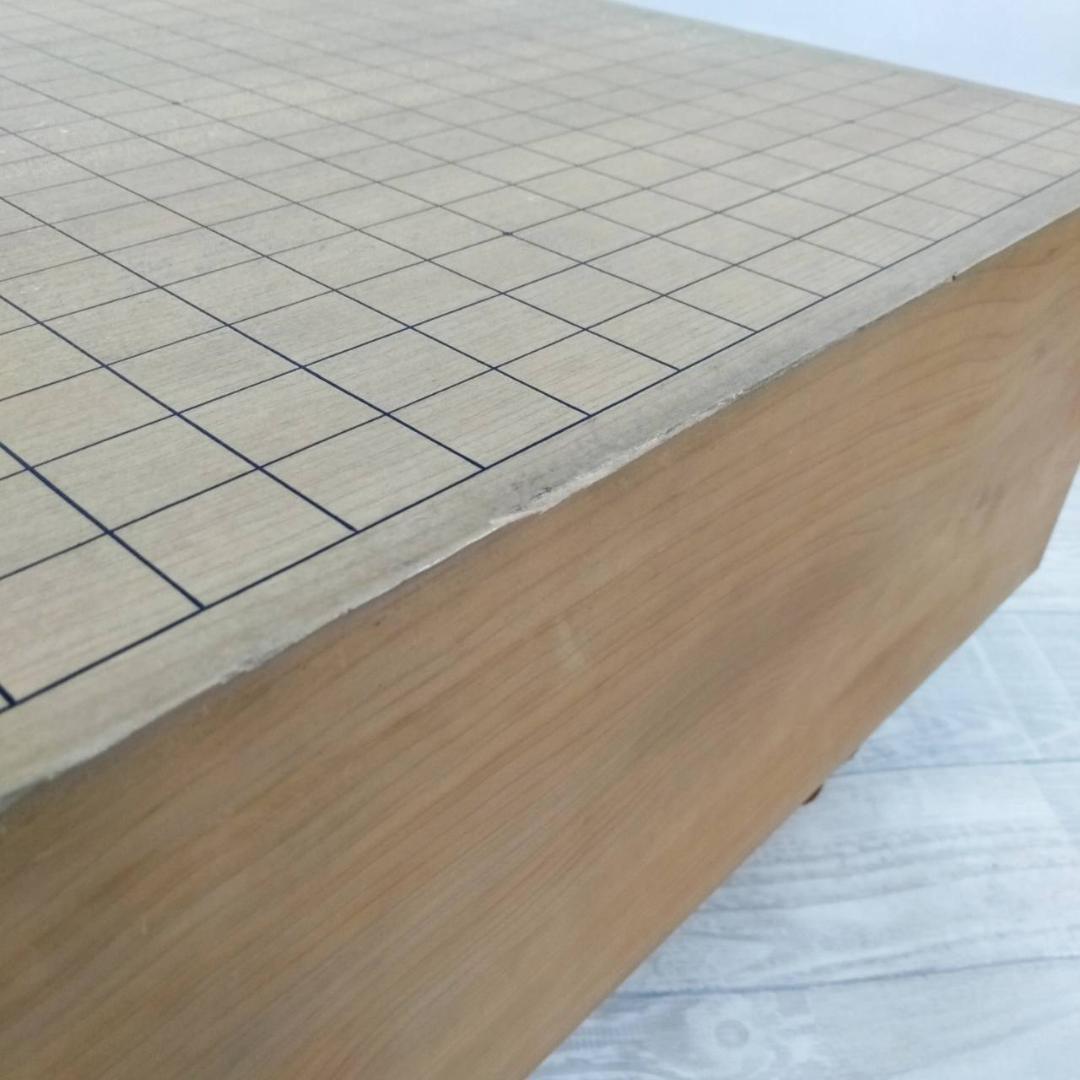 【良品】碁盤 本榧 天柾 ヘソ付き 脚付き 厚み17cm