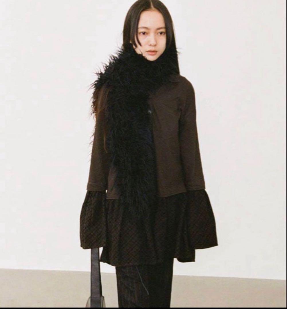 専用 OUR LEGACY FLOSS SCARF Black Fake Fur