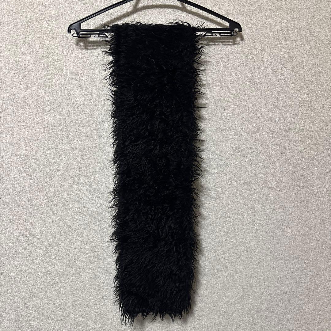 専用 OUR LEGACY FLOSS SCARF Black Fake Fur