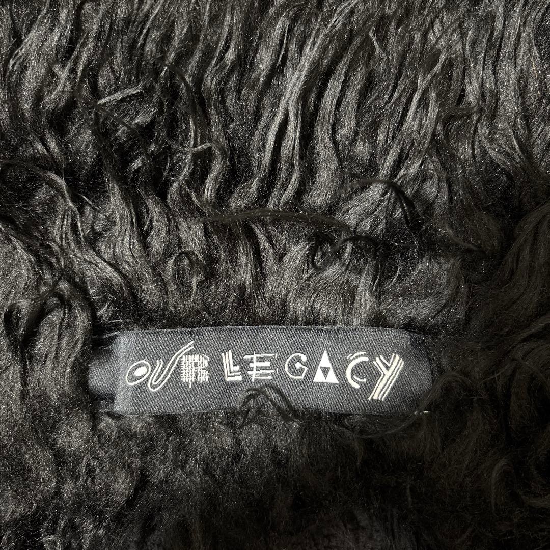 専用 OUR LEGACY FLOSS SCARF Black Fake Fur