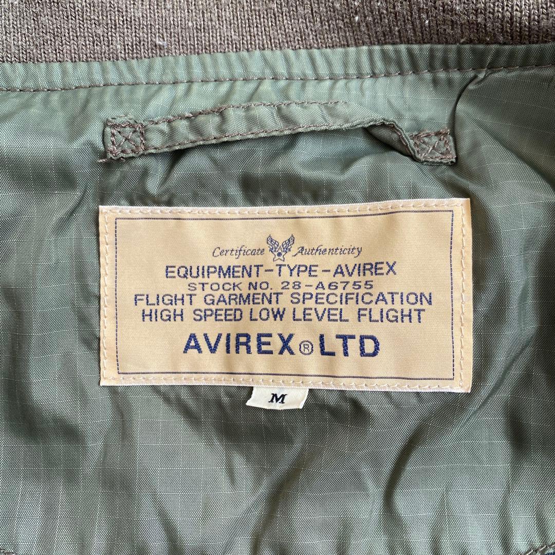 AVIREXのMA-1フライトジャケット（L-2タイプ）