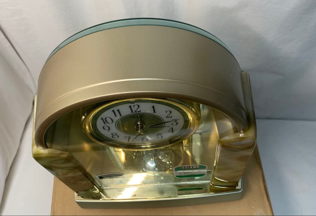 未使用 SEIKO セイコー 電波置時計 BY226G メロディ付き