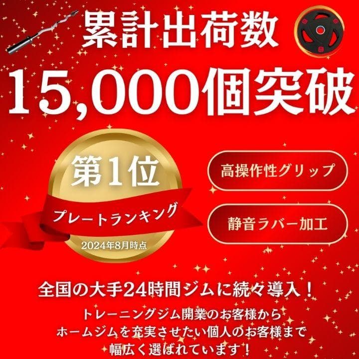 ★新品・送料無料★バーベルプレート計25kgセット(2.5kg×10枚) ラバー