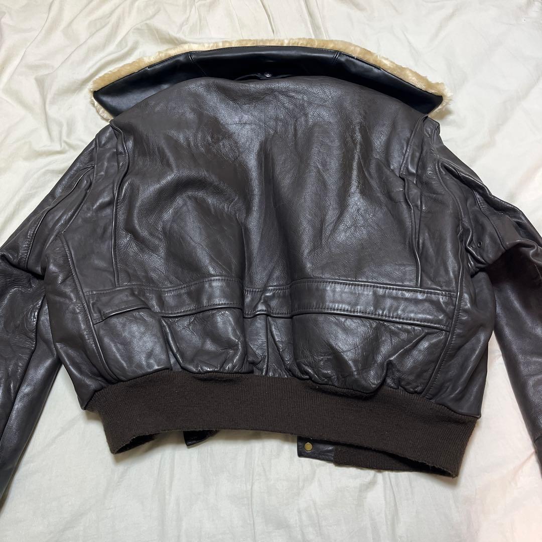52size schott 本革レザーフライトジャケット