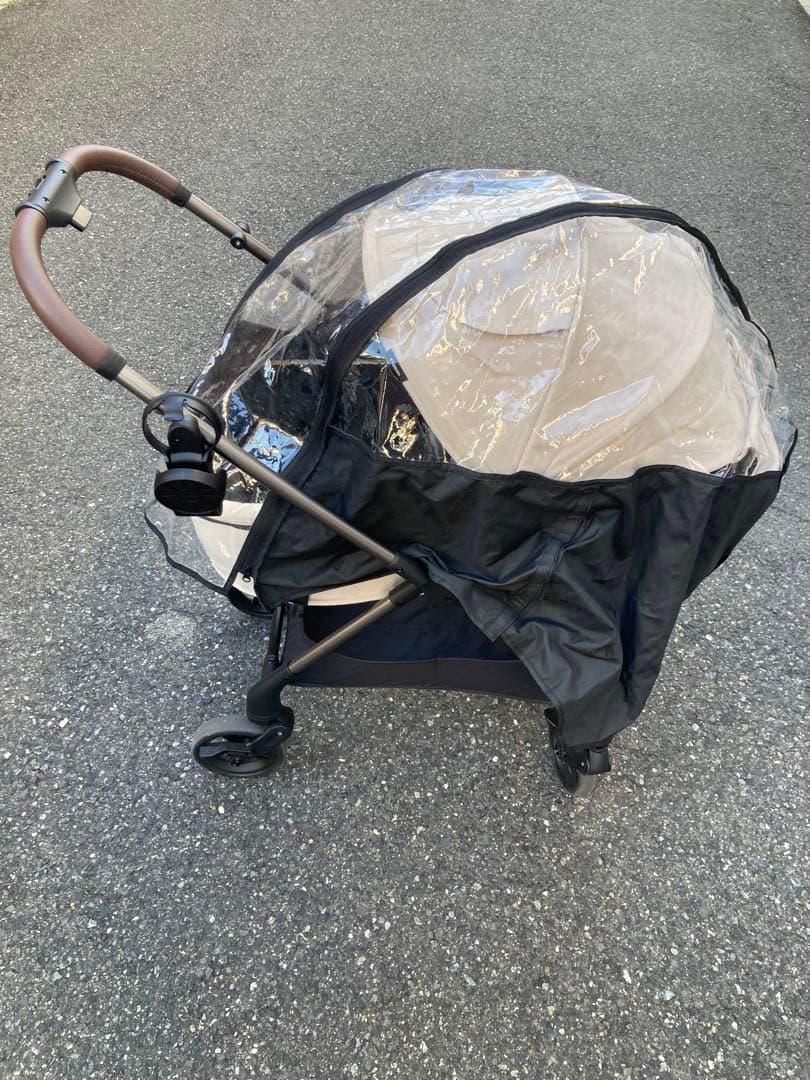 ピジョン エパ ベージュ 両対面式A型ベビーカー（純正別売り付属品付き）