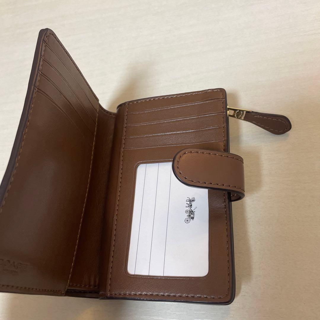 【新品】COACH コーチ 二つ折り財布