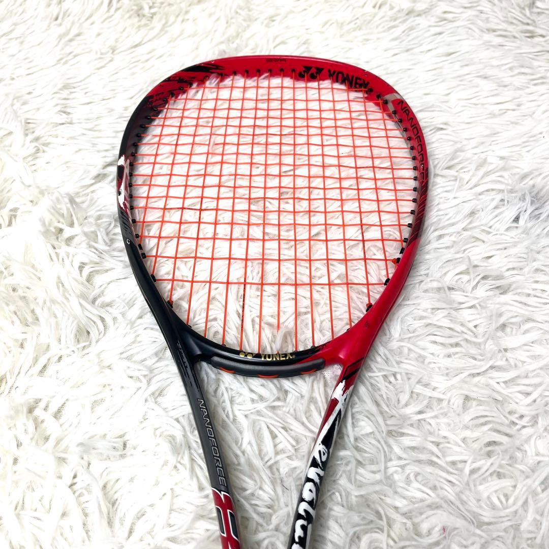 【美品】ヨネックス ナノフォース8v REV UL1 ソフトテニス ラケット