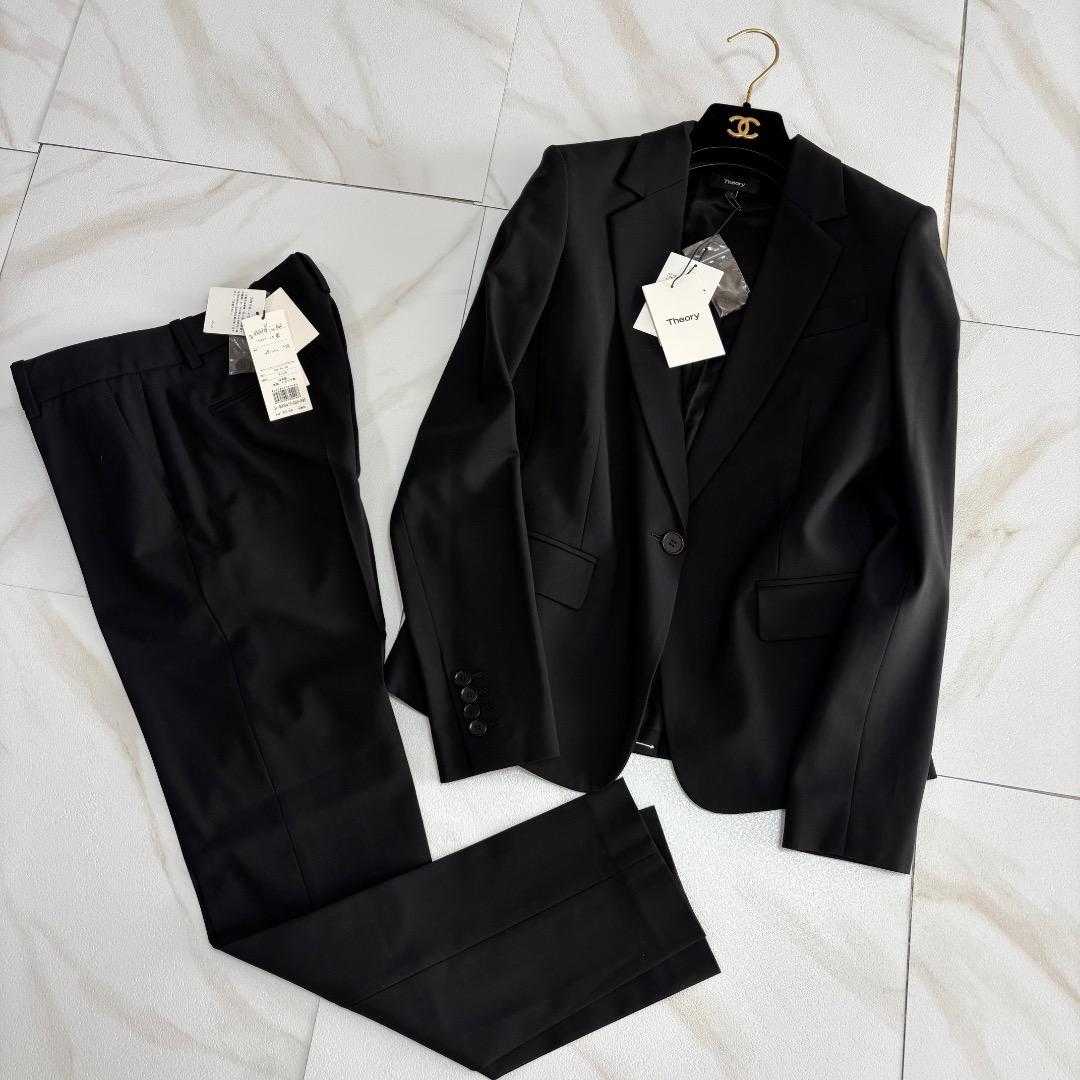 新品タグ付　Theory セオリー　パンツスーツ　Tailor Gabe N　黒