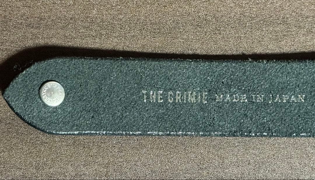 クライミー レザーベルト CRIMIE ブラック 32インチ レザー