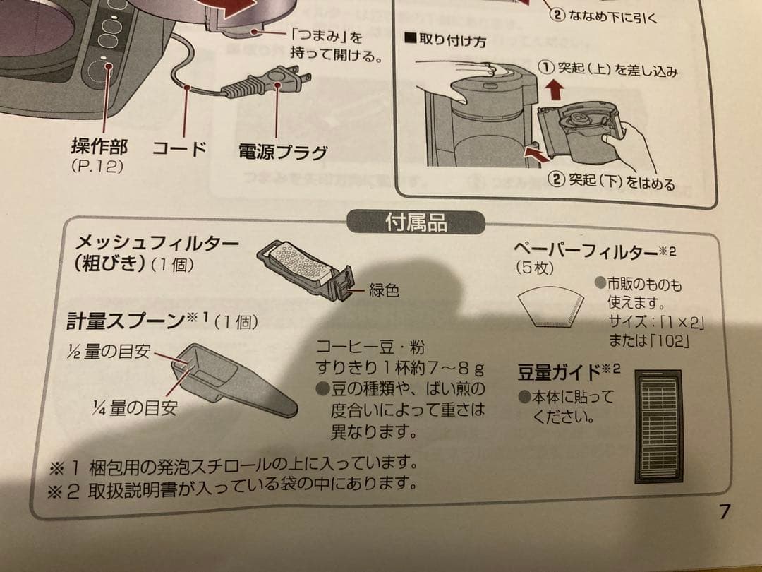 Panasonic NC-A57 沸騰浄水コーヒーメーカー