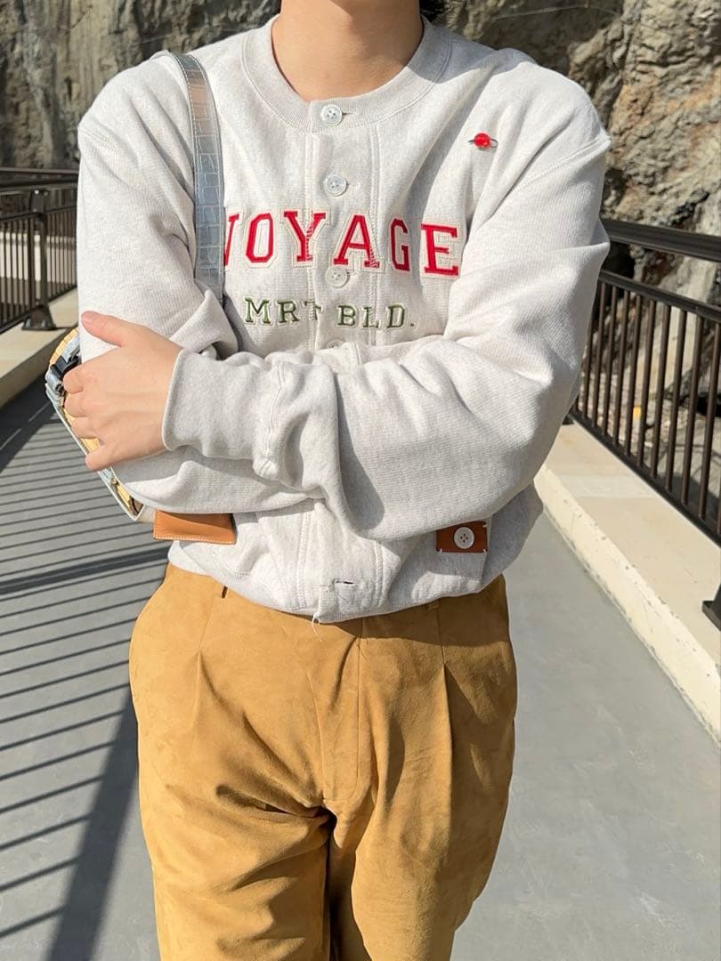 KHOKI コッキ 23SS VOYAGE スウェットカーディガン