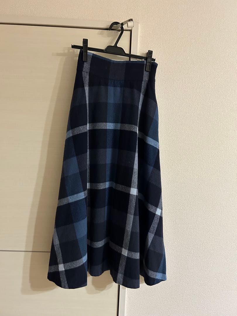 ブルーレーベルクレストブリッジ　クレストブリッジチェックロングスカート
