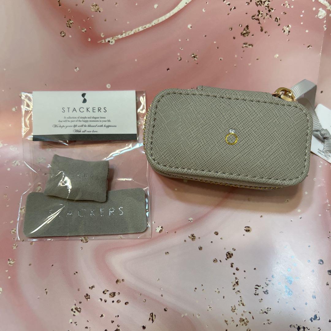 STACKERS LONDON ツイードTravel ジュエリーボックス S＋