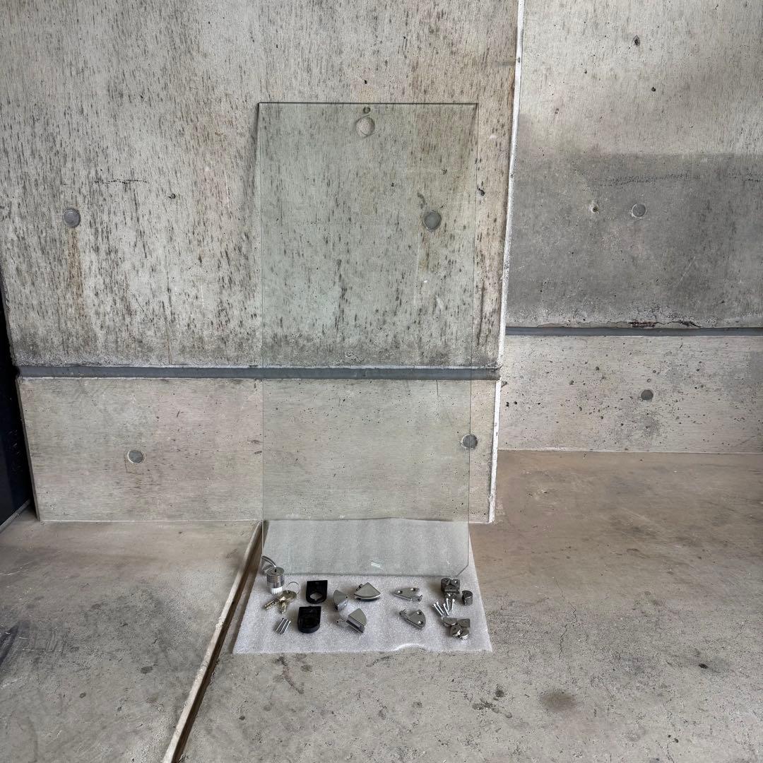 USMハラーHallerガラスドアセット・メタルパネル用金具付き