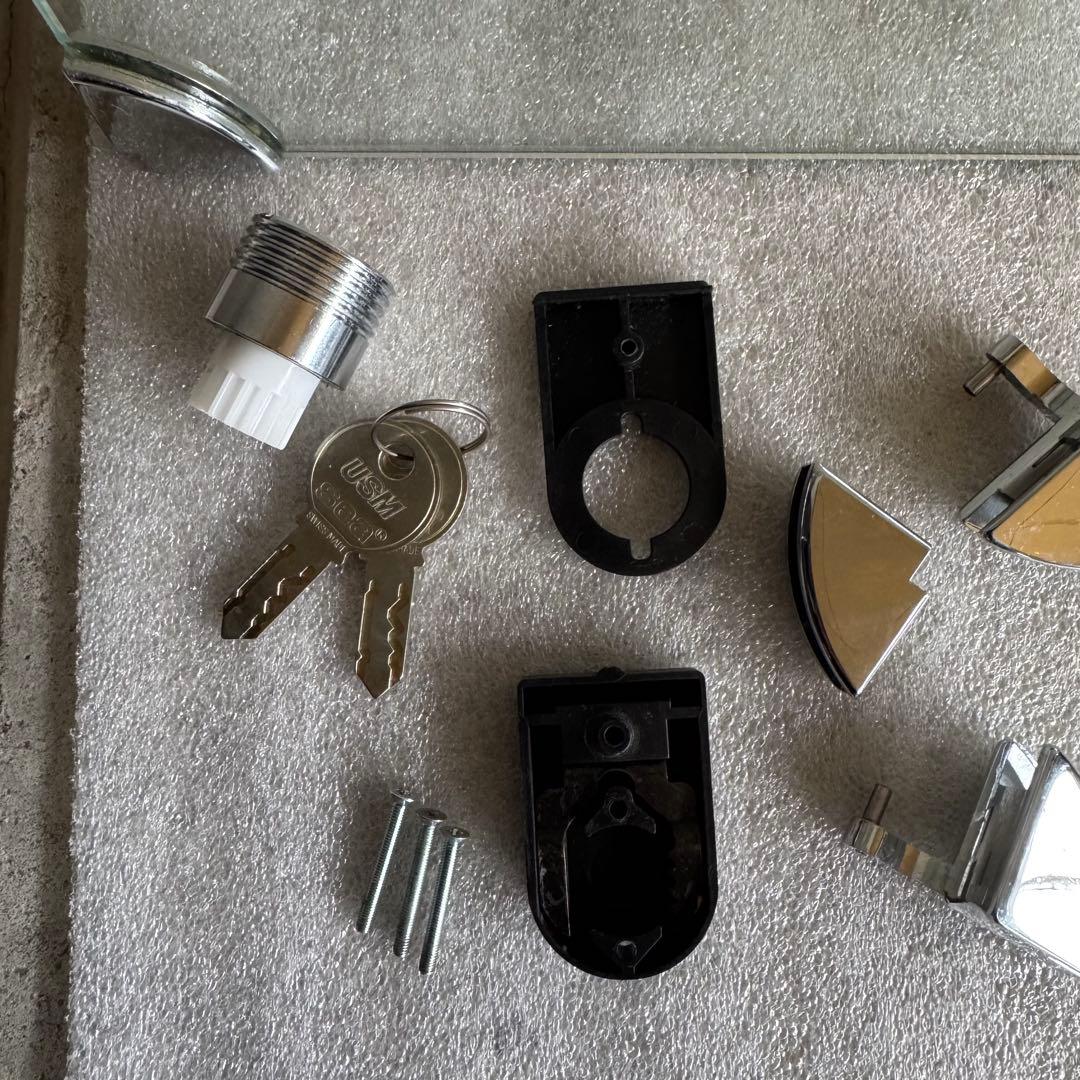 USMハラーHallerガラスドアセット・メタルパネル用金具付き