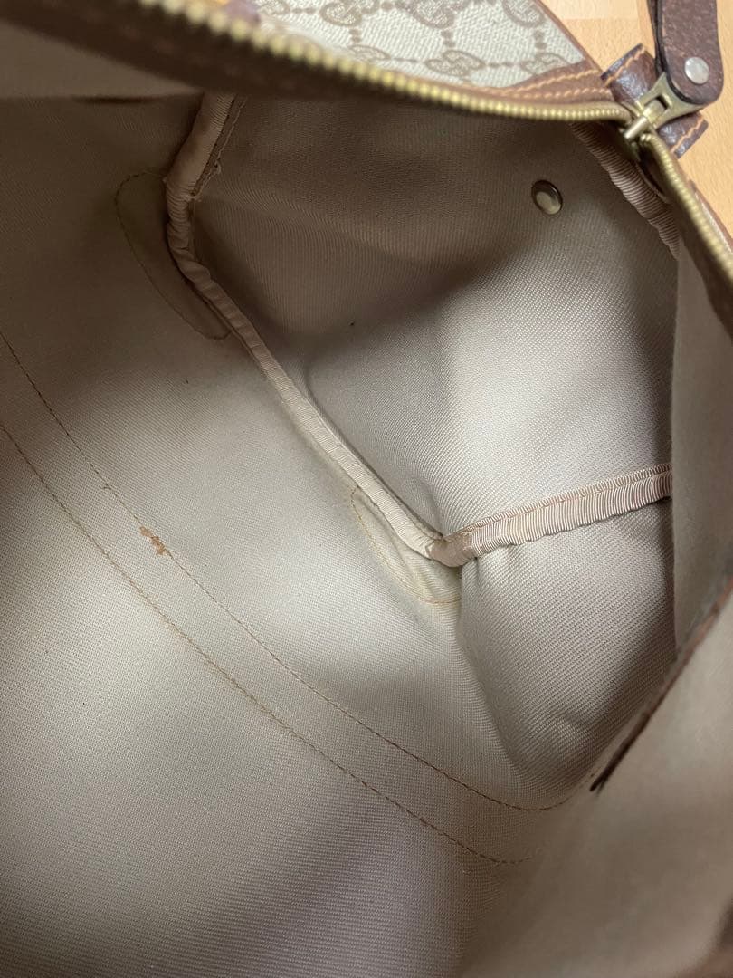 GUCCI グッチ GGキャンバス ボストンバッグ