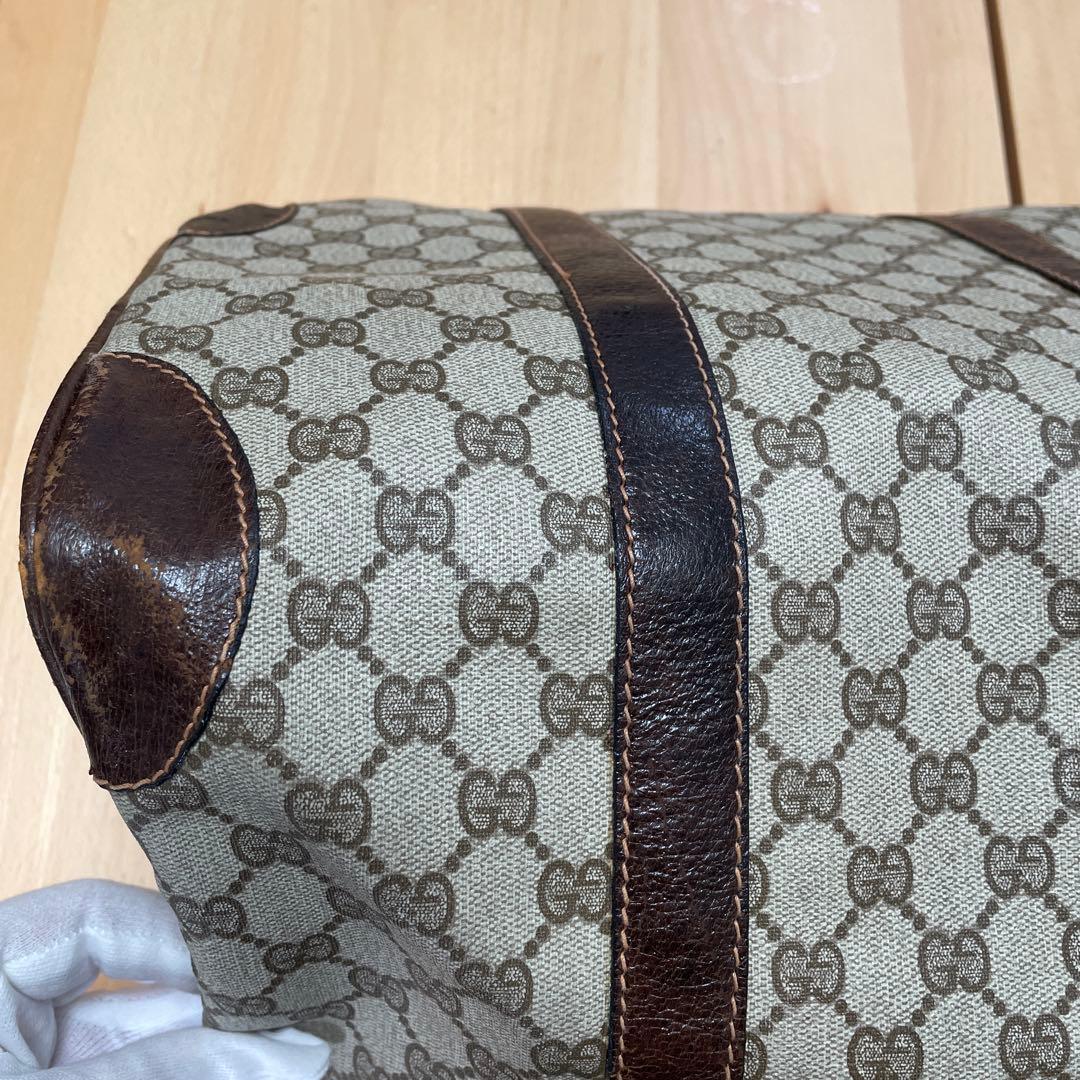 GUCCI グッチ GGキャンバス ボストンバッグ