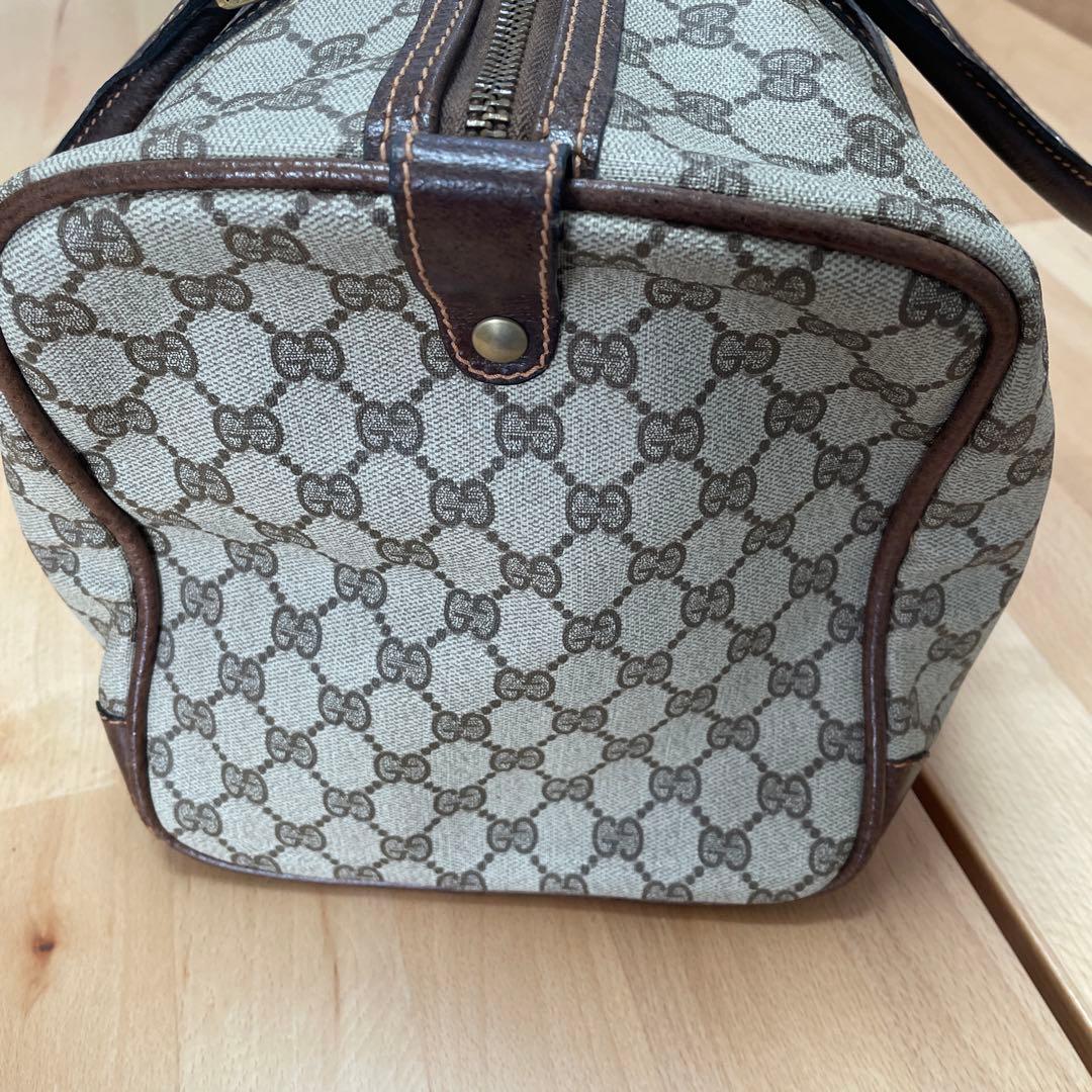 GUCCI グッチ GGキャンバス ボストンバッグ