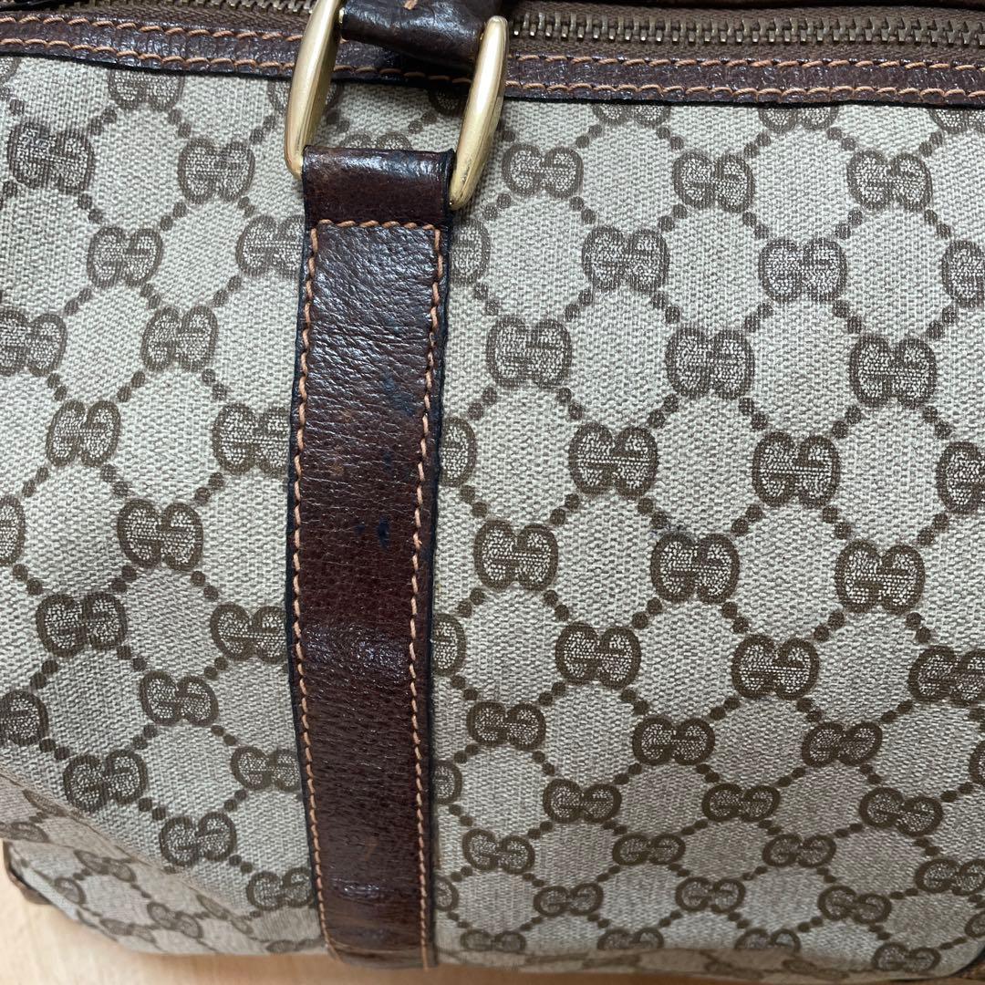 GUCCI グッチ GGキャンバス ボストンバッグ