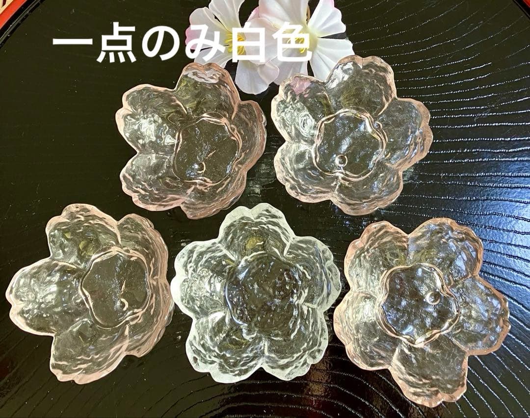 お雛様　ひな祭り　五名様用 美濃焼　庫山　菱形小皿　お椀 有田焼小皿　ガラス小鉢