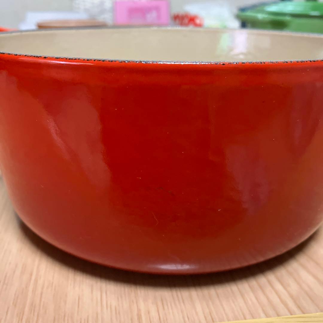 【美品】ル・クルーゼ　鍋18センチ