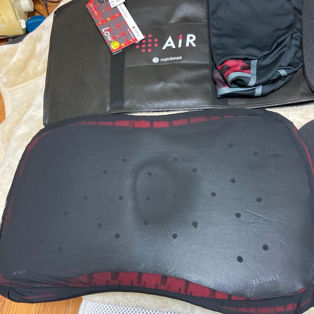 西川 air 4DX エアー 枕 low 調節 調整 可能 4層構造 タグ付
