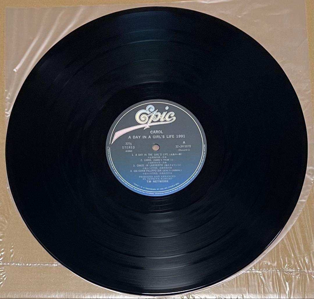TM NETWORK CAROL レコード LP 2枚組