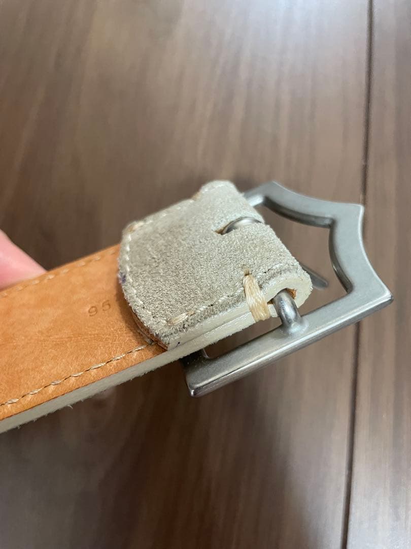 Dior Homme Dバックル　ベルト　スエード　レア　ディオール　オム