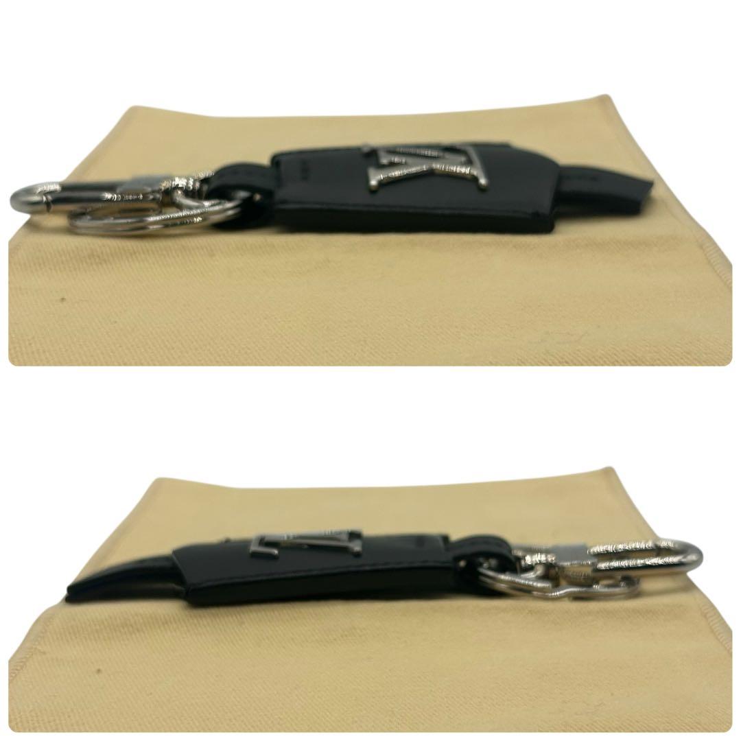 【極美品】ルイヴィトン M68020 クロッシュクレ LVキーリング 美品 黒