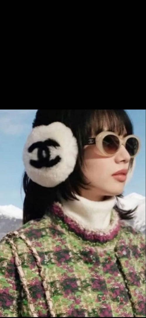 CHANEL ファー耳あて イヤーマフ