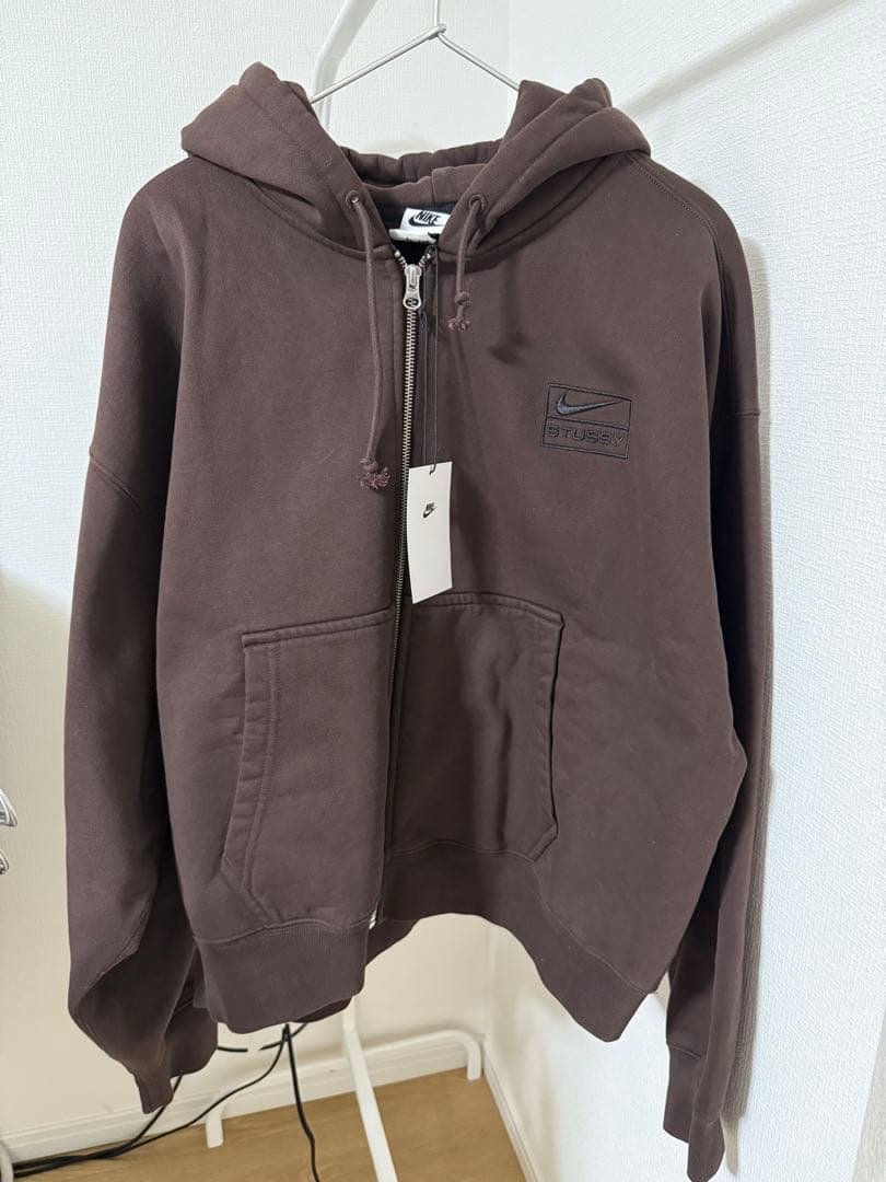 トップス Stussy x Nike Fleece ZipUp Hoodie cinder