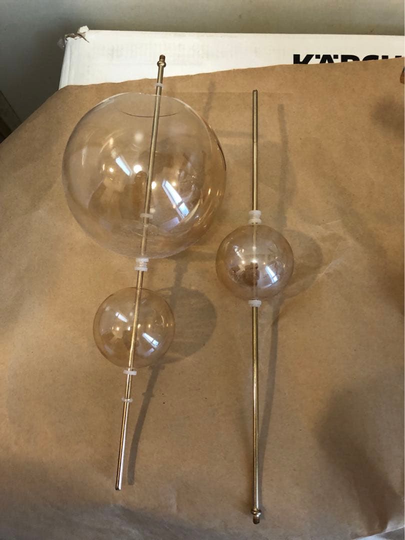 バブルシャンデリア　ゴールド　欠品あり