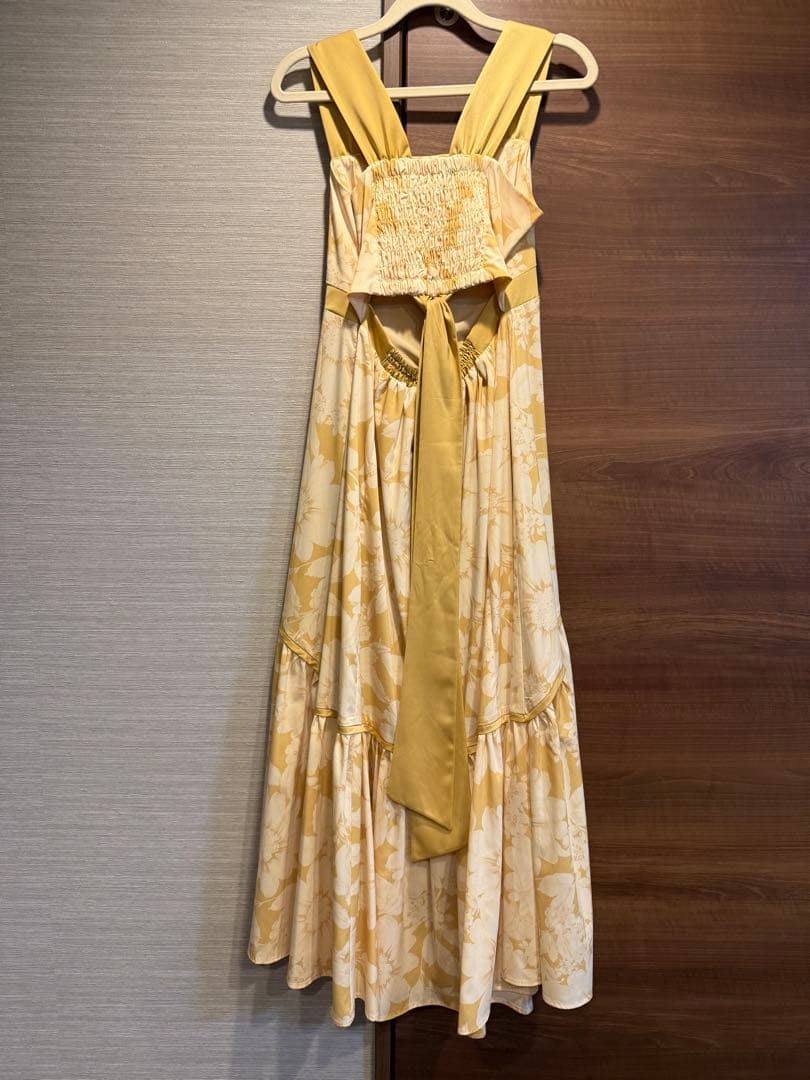 ワンピース herlipto MallorcaBackRibbonFloral Dress
