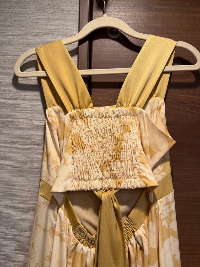 ワンピース herlipto MallorcaBackRibbonFloral Dress