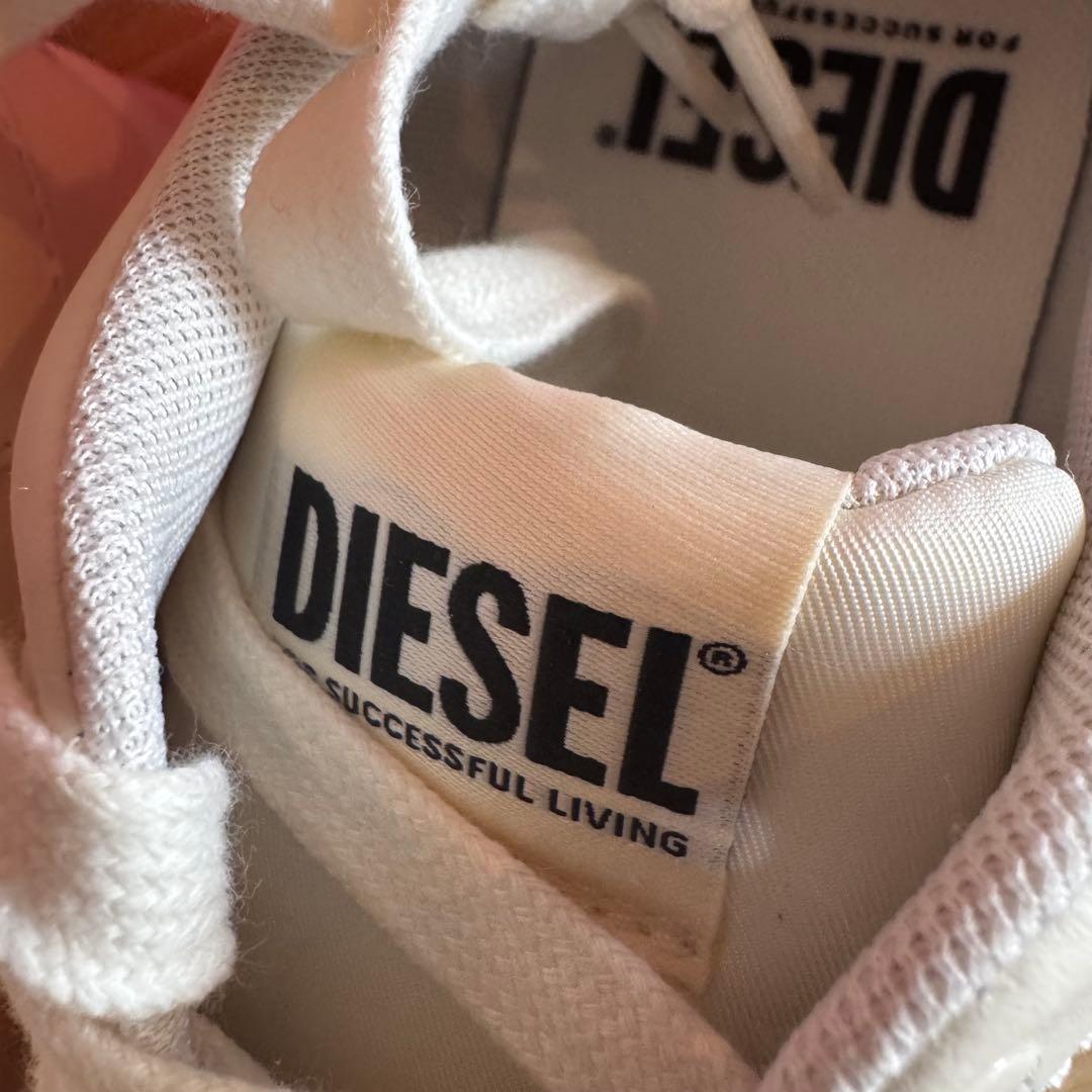 【新品未使用】DIESEL S-ATHENE LOW W 本革 ホワイト