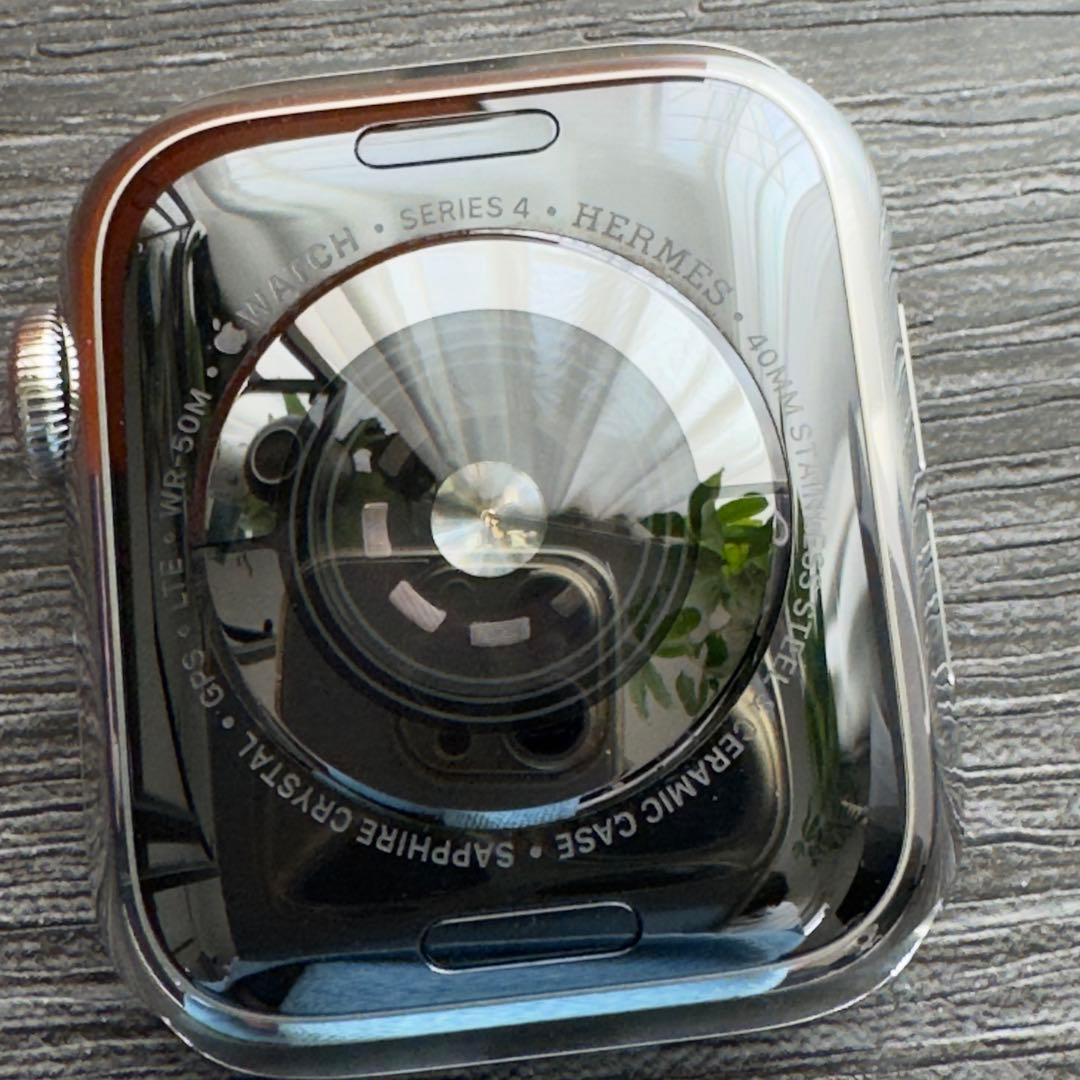 2689 極美品　Apple Watch エルメス　シリーズ4 シルバーモデル