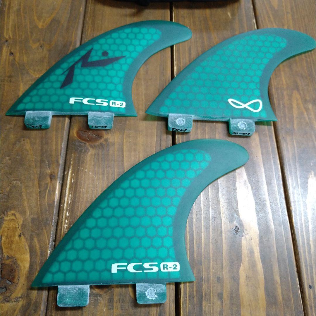 【新品】FCSフィン  R-2(Rusty) PC トライ Msize