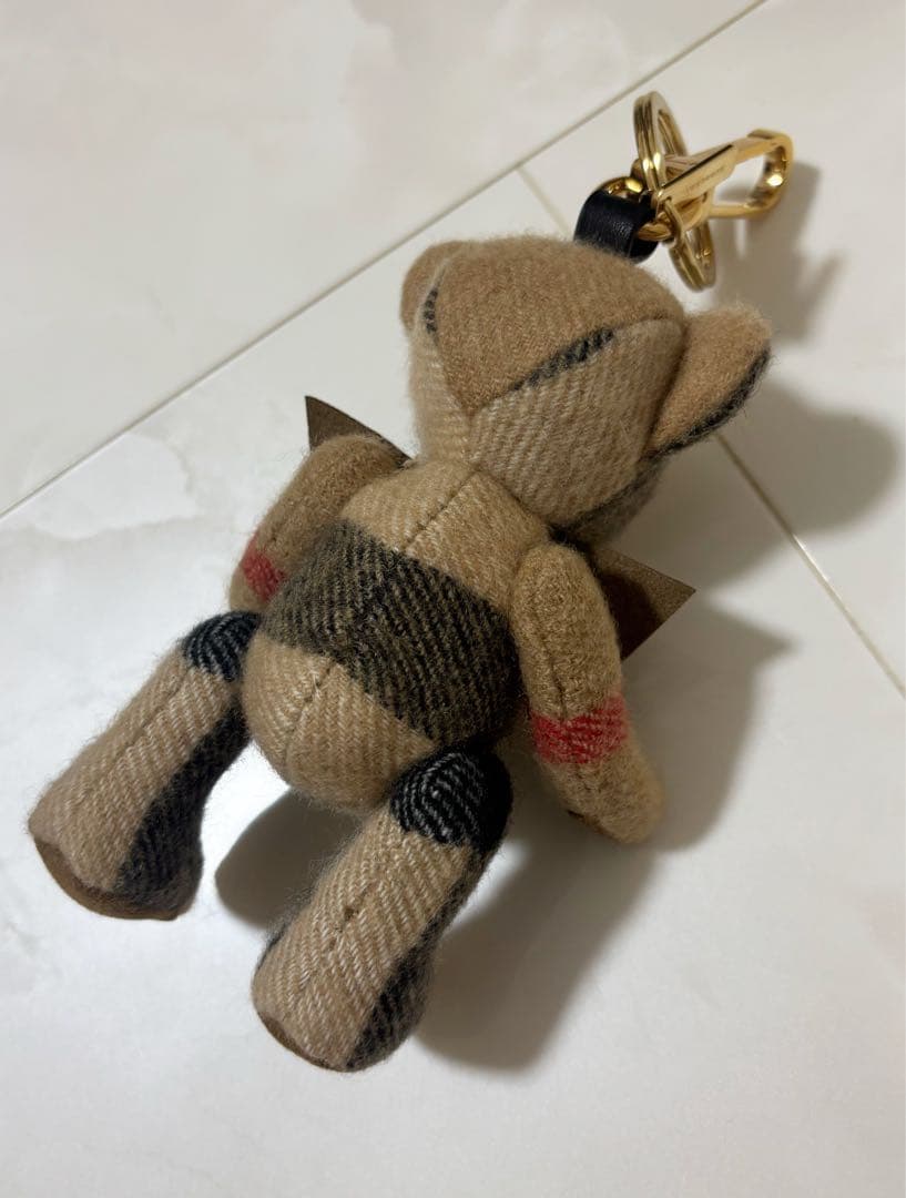 Burberry バーバリー ぬいぐるみ チャーム キーホルダー ベア チェック