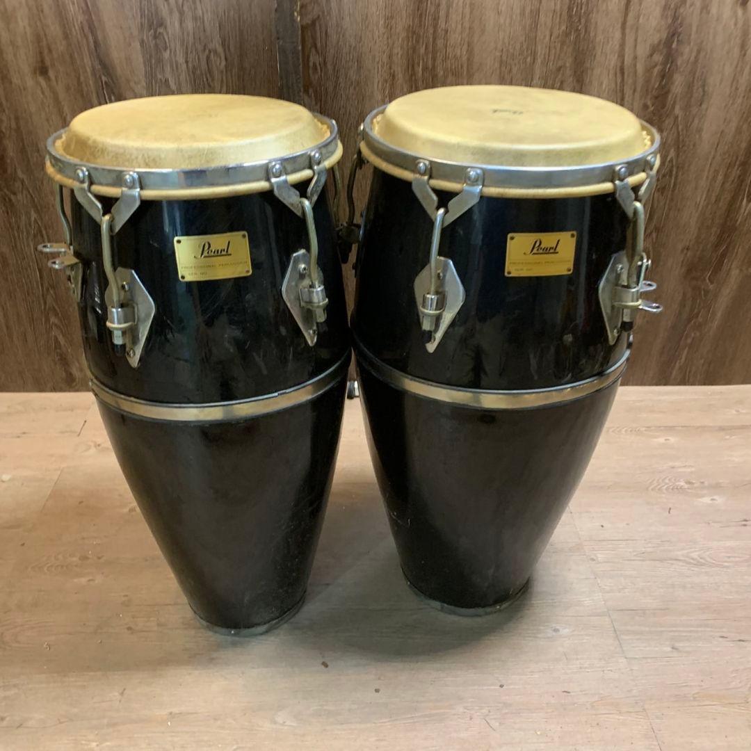 dw2002 H838\" Pearl パール コンガ 打楽器 スタンド