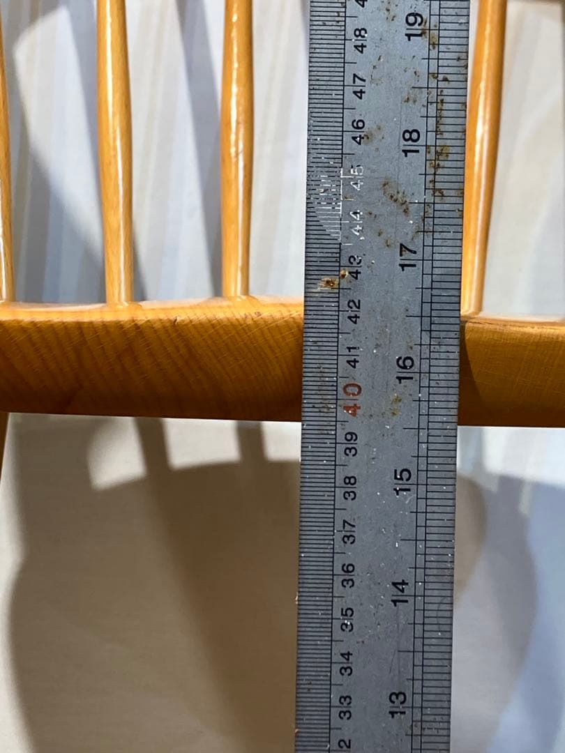 画像83枚 キツツキ ダイニングチェア リペア有 ナチュラル 昭和56年 アーム