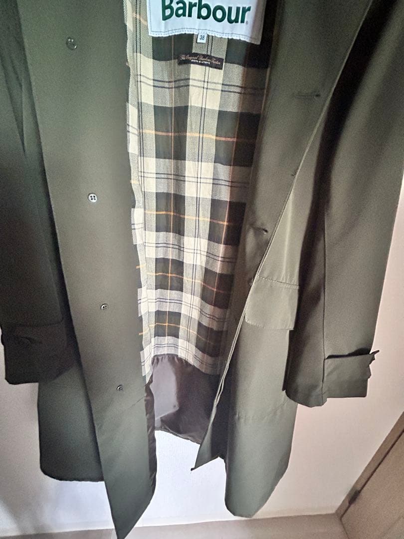 a*e様 BARBOUR 2LAYER SINGLE BREASTED COAT