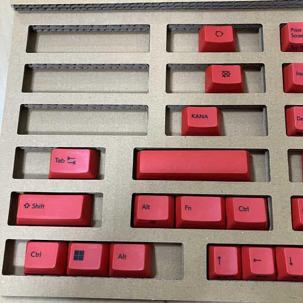 ☆REALFORCE R3/R3S カラーキーキャップセット レッド☆